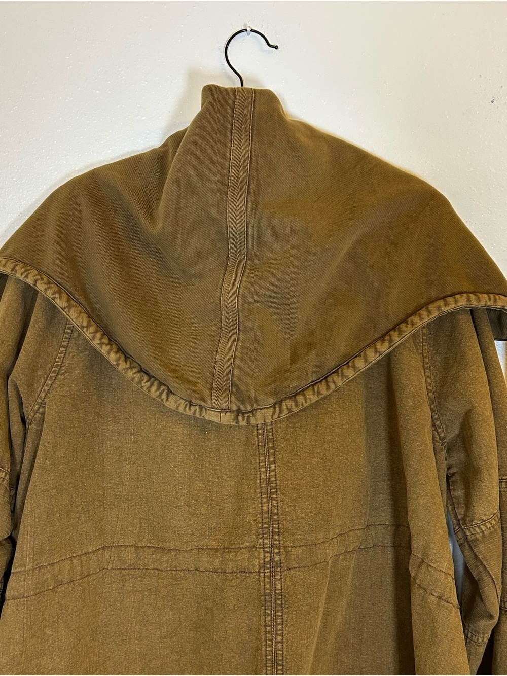 We The Free Surplus Future Parka XL Khaki Funnel Hooded Gorpcore Boho Hiking - Picture 11 of 13